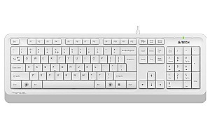 Tastatura A4Tech FK10 Multimedia White/Grey