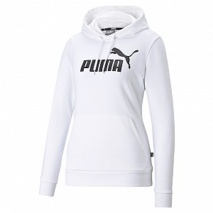 Hanorac femeie Puma Ess Logo Hoodie Tr White