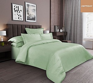 Комплект постельного белья SATIN DE LUX  Verde Uniton Euro