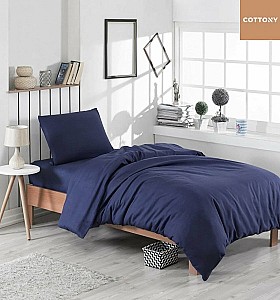 Комплект постельного белья Poplin Indigo Euro