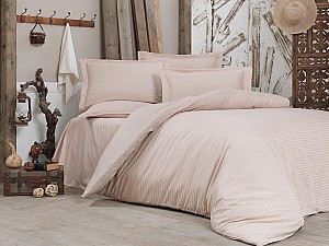 Комплект постельного белья SATIN DE LUX  Peach  Euro