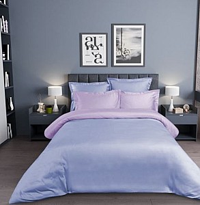 Set lenjerie de pat SATIN DE LUX  Lila Uniton Euro