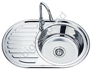 Раковина на кухню Fabiano 77x50  0,8  FB  EPL  R