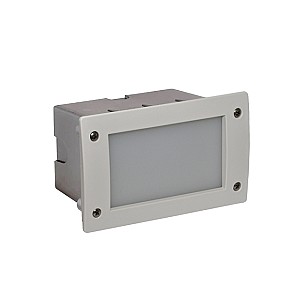 Фасадный светильник Fumagalli LETI 200 White OPAL GX53 LED 3W 4K