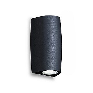 Фасадный светильник Fumagalli MARTA 90 1L Black Frosted GU10 LED 3,5W 2,7-4-6,5K