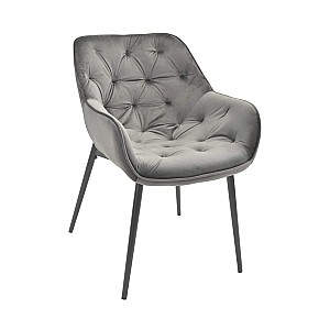 Железный стул DP Lotus Gray