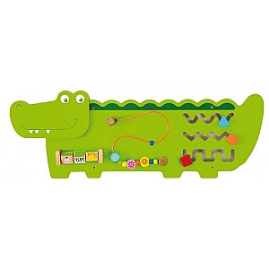 Jucarie interactiva VIGA Wall Toy-Crocodile