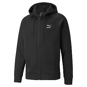 Hanorac barbati Puma Classics Tech Fz Hoodie Dk Black