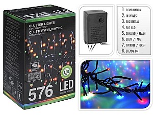 Luminite de Craciun Christmas Dense 576LED multicolor