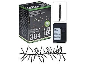 Luminite de Craciun Christmas Dense 384LED extra alb-cald