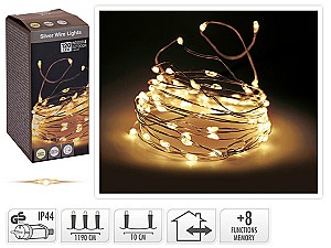 Luminite de Craciun Christmas Fir 120LED alb-cald