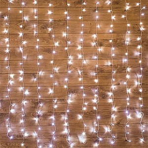 Рождественские огни Rexant Дождик 96LED белый