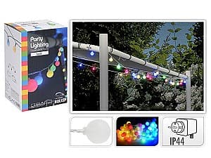 Luminite de Craciun Party Lights 80LED 2.5cm multicolore