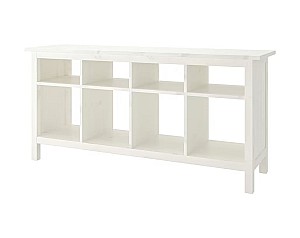 Стеллаж IKEA Hemnes White 157x40 см