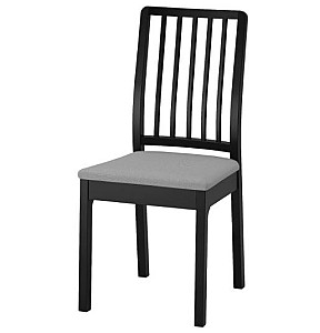 Стул люкс IKEA Ekedalen Black Orrsta Gray