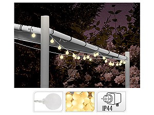 Luminite de Craciun Party Lights 80LED 2.5cm alb-cald