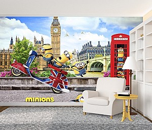 Fototapet 3d Art.Desig Minions 2