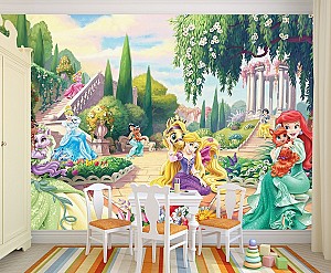 Fototapet 3d Art.Desig Printesa în grădină, Disney