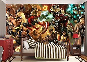 3D Фотообои Art.Desig Все супер-герои