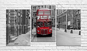 Модульная картина Art.Desig AUTOBUZUL TURISTIC IN LONDRA