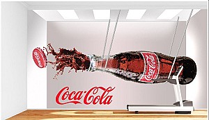 Fototapet 3d Art.Desig Coca Cola