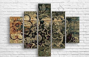 Tablou multicanvas Art.Desig RETRO ABSTRACTIZARE