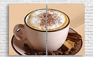 Tablou multicanvas ArtD CAPPUCCINO