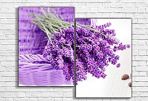Модульная картина Art.Desig Букет лаванды