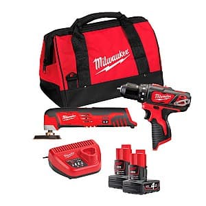 Set de scule electrice Milwaukee M12BPP2D-402B