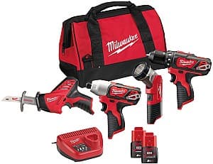 Набор электроинструментов Milwaukee M12BPP4A-202B