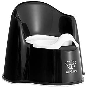 Горшок для детей BabyBjorn Potty Chair Black/White