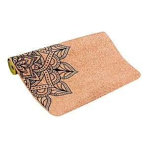 Коврик для фитнеса Spokey Savasana Cork/Green (926537)