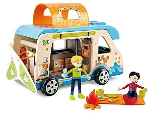 Jucarie interactiva Hape E3407A Adventure Van