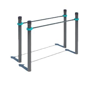 Aparat de fitness in aer liber PlayPark Bare paralele C-10