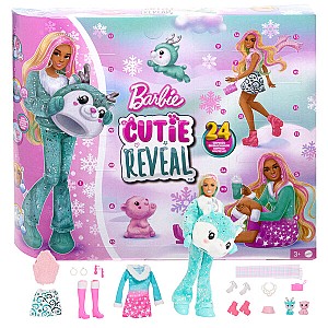 Papusa BARBIE Cutie Reveal Calendaru Advent de iarnă