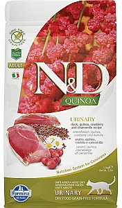 Hrana uscata pentru pisici Farmina ND Cat Quinoa Urinary Duck Adult 5 kg