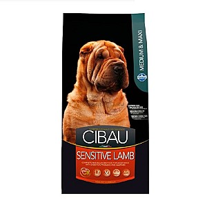 Hrana uscata pentru caini Cibau SENSITIVE LAMB MEDIUM / MAXI  12 KG