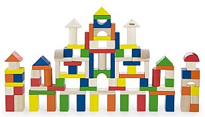 Jucarie interactiva VIGA Colorful Block Set 50334