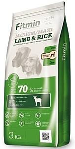 Hrana uscata pentru caini Fitmin Medium Maxi Lamb&Rice 3kg