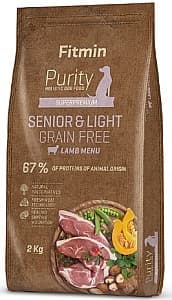 Hrana uscata pentru caini Fitmin Purity GF Senior&Light Lamb 2 kg