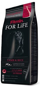 Hrana uscata pentru caini Fitmin For Life Adult Lamb & Rice 14kg