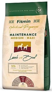 Hrana uscata pentru caini Fitmin Maintenance Medium/Maxi Lamb&Beef 2.5kg