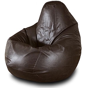 Fotoliu puf Beanbag Gloss Pear Max XXL Brown