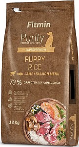 Сухой корм для собак Fitmin Purity Rice Puppy Lamb&Salmon 12kg