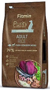 Hrana uscata pentru caini Fitmin Purity Adult Rice Fish&Venison 2kg