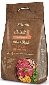 Сухой корм для собак Fitmin Purity GF Adult Mini Beef 4kg