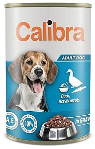 Влажный корм для собак Calibra Adult Duck&Rice&Carrot 1.24kg