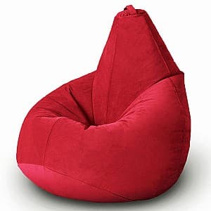 Fotoliu puf Beanbag Standart Pear L Red