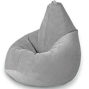 Fotoliu puf Beanbag Standart Pear L Light Gray