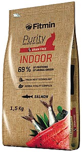 Hrana uscata pentru pisici Fitmin Purity Indoor 1.5kg